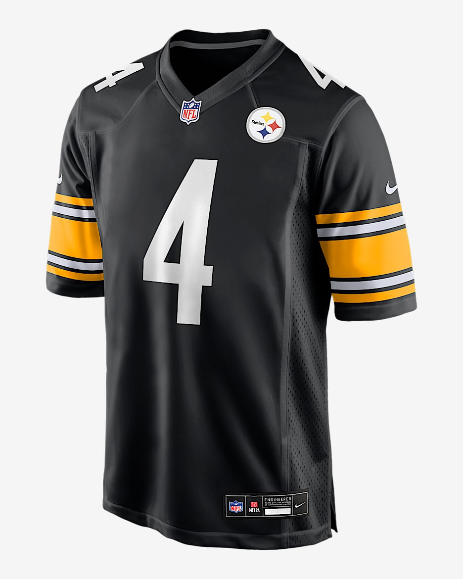 希少カラー Steelerse Brown 公式 ゲームシャツ NIKE NFL DK Metcalf Pittsburgh Steelers Men's Nike NFL Game Jersey